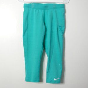 Nike Teal Capri Tights Sz Small
